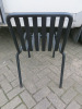 13 x Hay Style Palissade Metal Chair in Powder Coated Black. - 6
