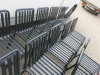13 x Hay Style Palissade Metal Chair in Powder Coated Black. - 7