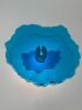 Danny Lane Sculpture "Azure" Copper Blue Studio Glass Low Iron Glass Coffee Table, 71cm High x 113cm Wide x 940 Wide. - 3