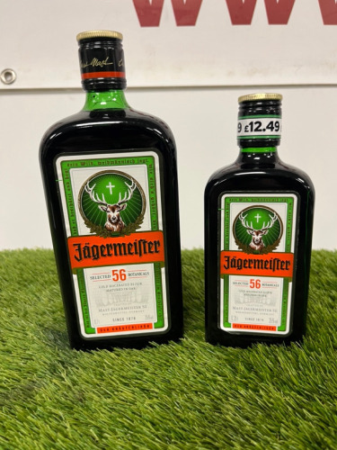 2 x Bottles of Jagermeister to Include; 1 x 70cl & 1 x 35cl.