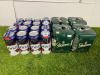 8 x Packs of 4 Cans of Assorted Beer to Include: 4 x 1664 & 4 x Staropramen, 440ml.