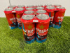 4 x Packs of 4 Cans of Estrella Damm Beer, 440ml.