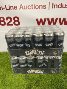 2 x Cases of 24 Cans of Karpackie Strong Polish Beer, 500ml.