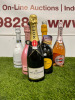 6 x Bottles Sparking Wines and 1 x Bottle of Moet Chandon Champagne, 75cl.