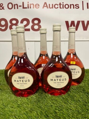 5 x Bottles of Mateus Rose, 75cl.