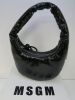 MSGM Black Puffy Hobo Bag in Box with Dustcover. RRP £355.00. - 2