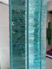 Danny Lane Hanging Glass Sculpture of a Triangular "Prism", each layer consists of 12mm Glass Layers. Size Height 210cm, Width 29cm x Depth 29cm. NOTE: Assembled in Studio, only 1 sculpture from image (Condition As Viewed). - 2