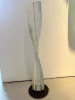 Danny Lane Glass Sculpture "Rolex" Maquette Low Iron Glass, Steel Column. Size 80cm High x 12cm Wide on 27cm Dia Base. - 3