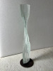 Danny Lane Glass Sculpture "Rolex" Maquette Low Iron Glass, Steel Column. Size 80cm High x 12cm Wide on 27cm Dia Base. - 4