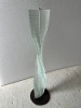 Danny Lane Glass Sculpture "Rolex" Maquette Low Iron Glass, Steel Column. Size 80cm High x 12cm Wide on 27cm Dia Base. - 5