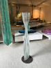 Danny Lane Glass Sculpture "Rolex" Maquette Low Iron Glass, Steel Column. Size 80cm High x 12cm Wide on 27cm Dia Base. - 2