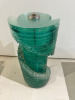 Danny Lane Round Layered Glass "Bank of England" Maquette with Danny Lane Inscription. Size Height 57cm. - 2