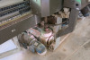 Schiatti Angelo Vertical Straight Line Edging Machine, Type FPS 15 RS, S/N 51, ELAP CM520 Controller, Through Conveyor & Water Pump, YOM 1996. Size H285 x L700 x W120cm. - 10