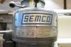 Semco Turret Milling Machine, Model LC-1 1/2 TM, S/N 74096407, Bed Size 24 x 125cm. Comes with Metal Rack of Assorted Tooling. - 2
