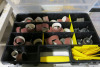 10 x Assorted Boxes of Accessories to Include: Pop Riverter & Rivets, Axminster Saw Horse Brackets, Jubilee clips, Drum Sander Discs, Wood Inserts, Rotary Tool Accessories, Socket Set Etc (As Viewed/Pictured). - 3