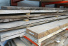 Shelf Containing 10 x Slabs of Assorted Wood to Include: 1 x Oak, 1 x Sycamore & 8 x Elm. Size Approx L3-4M x W60-80cm x Thickness 5-7cm. - 2