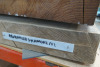 Shelf Containing 10 x Slabs of Assorted Wood to Include: 1 x Oak, 1 x Sycamore & 8 x Elm. Size Approx L3-4M x W60-80cm x Thickness 5-7cm. - 3
