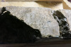 Shelf Containing 1 x Slab of Timber. Size L1.8M x W70cm x Thickness 15cm & Assorted Off Cuts. - 5