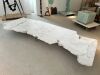 Danny Lane "River" Marble Table Base Only. Size Height 34 x Width 302 x Depth 130cm.