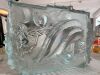 Danny Lane Carved Cast Test Piece Glass Sculpture. Size Height 68 x Width 48cm. - 3