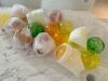 25 x Max Lamb Hand Blown Christmas Baubles in Assorted Coloured. Size Approx Dia14cm.