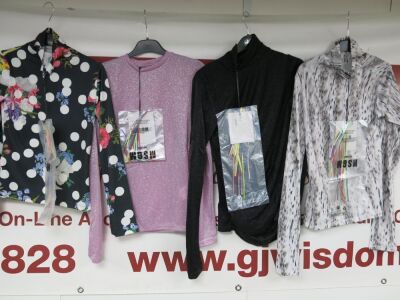 LOT OF APPROX 1589 x ITEMS OF ASSORTED MSGM DESIGNER MEN & LADIES CLOTHING TO INCLUDE: