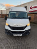 NV73 OCF: Iveco Daily 35S14B, LWB White Panel Van. Diesel, Manual, 2287cc, Mileage 16,644, First MOT Due 21st February 2027. Comes with 1 Key & V5. NOTE: crack to windscreen, dent to bonnet & damage to rear light (As Viewed). - 2