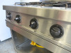 Charvet One Stainless Steel 4 Ring Gas Burner Top with Shelf Under, Model B00105. Size H90 x W80 x D75cm. - 6