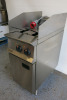 Lincat Freestanding Twin Tank Twin Basket Electric Deep Fat Fryer, Model 0E8105, S/N 30296864, 3 Phase. Size H110 x W41 x D80cm. - 3