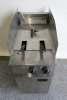 Lincat Freestanding Twin Tank Twin Basket Electric Deep Fat Fryer, Model 0E8105, S/N 30296937, 3 Phase. Size H110 x W41 x D80cm. NOTE: requires plug. - 2