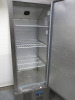 Polar Single Door Stainless Steel Upright Fridge, Model G590, S/N 5022491. Size H193 x W68 x D70cm. - 6