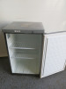 Elstar Under Counter Fridge, Model F140SS, S/N 214902074. Size H87 x W54 x D52cm. NOTE: missing veg box. - 2