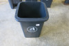 4 x Waste Bins to Include: 3 x Black (2 with castors) & 1 x Pedal Bin. - 2