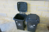 4 x Waste Bins to Include: 3 x Black (2 with castors) & 1 x Pedal Bin. - 3