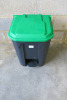 4 x Waste Bins to Include: 3 x Black (2 with castors) & 1 x Pedal Bin. - 4