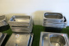 43 x Assorted Sized GN Metal Containers. - 8