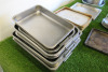 32 x Assorted Sized Metal Trays, Racks, Cake Tins & 3 x Pans. - 2