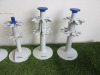 4 x Eppendorf Pipette Stands, plus 1 other Pipette Stand. - 4