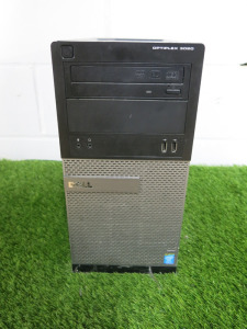 2 x Dell OptiPlex 3020 Tower Pc's. Note: HDD removed for spares or repair.