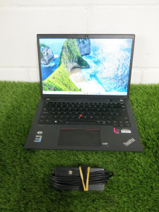 Lenovo T14S 14" ThinkPad. Running Windows 11 Pro, Intel i7-1260P @ 2.1Ghz, 16 GB RAM, 500GB SSD Hard Drive, Iris XE Graphics. Comes with Power Supply.