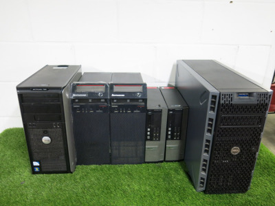 Quantity of Redundant IT to Include: 2 x Dell OptiPlex 790, 2 x Lenovo Think Centre E73, 1 x Dell OptiPlex 780 & 1 x Dell PowerEdge T430. Note: Hard Drives Removed.