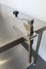 Stainless Steel Prep Table on Castors with Shelf Under with Can Opener, Size H90 x W150 x D70cm. - 3