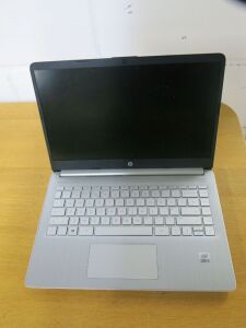 HP 14" Laptop, Model 14s-dq1020na. Running Windows 11 Home, Intel Core i3-1005G1 CPU @ 1.20Ghz, 8.00GB RAM, 118 GB HDD.