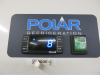 Polar Double Upright Fridge Model CC663-02. Size H200 x W135 x D81. - 2