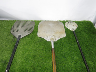 3 x Pizza Oven Spatulas.