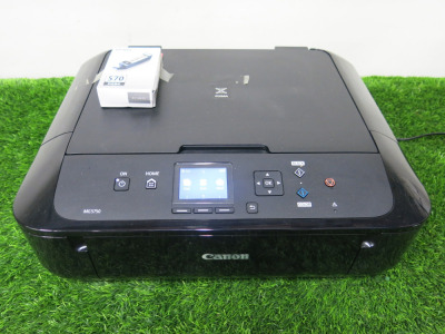 Canon MG5750 Coloured Printer in Black. S/N KLDN72604. Comes with Genuine Ink Cartridge.