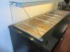 Igloo Gastroline 2.0 BEMAR. Glass Fronted, Illuminated, Heated Bain Marie Display, with Black Granite Work Top and Storage Under. DOM 01/2018, Size H120cm x W200cm x D80cm - 3