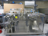 Semi-Automatic Commercial Quantitive Twin Head Liquid Filling & Bagging Machine, Model 700. Size H110 x W235 x D105cm.