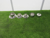 3 x Casalinghi Stainless Steel Assorted Size Coffee Cups & Saucers & 2 x Bowls with 1 x Lid. - 2