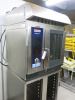 Rational iCombi Professional 6 Grid Oven, Model LM100BE.AXAXX, S/N E61SJ20072836931, YOM 2020, 3 Phase. Comes with Rational Vent Hood, Model LMZ100BE.AAA, S/N ET1DA20075042116 & Stainless Steel 10 Grid Table, Part Full Care Tab & Cleaner Tab Tubs. Overall - 2